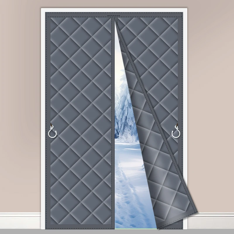 باب قطني شتوي، ستارة، سميكة، تكييف هواء منزلي، عزل حراري، ستارة تقسيم مقاومة للرياح، مقاومة للرياح