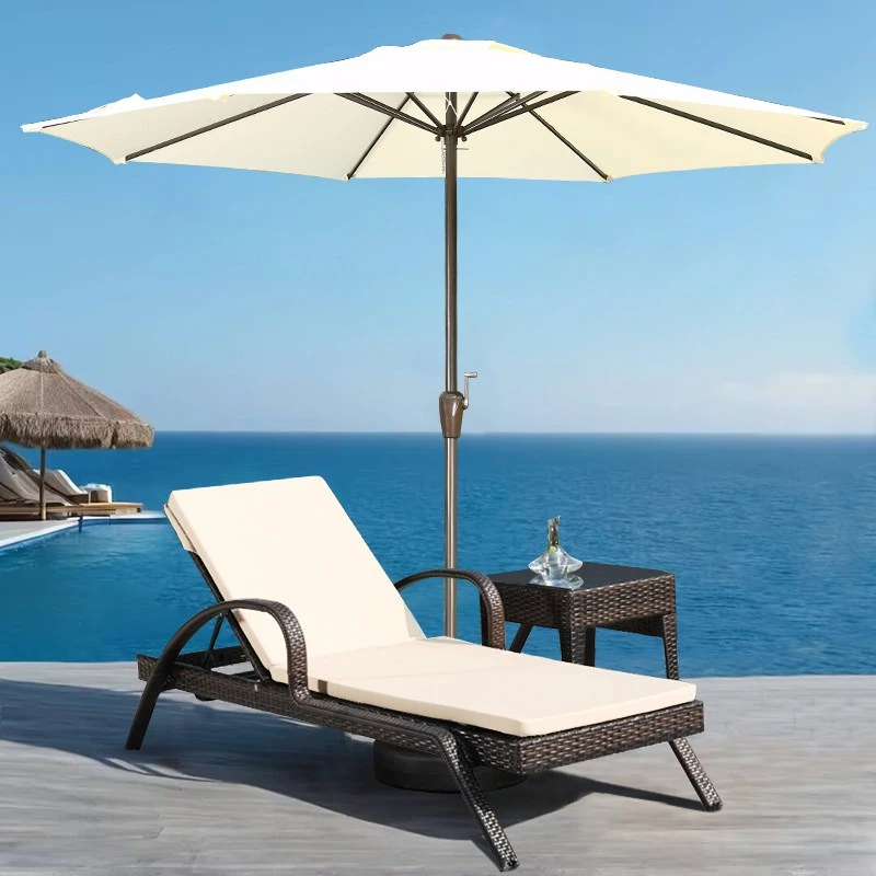 

open-air terrace Sun lounger villa courtyard swimming pool beach chair balcony leisure silla playa plegables hotel furniture
