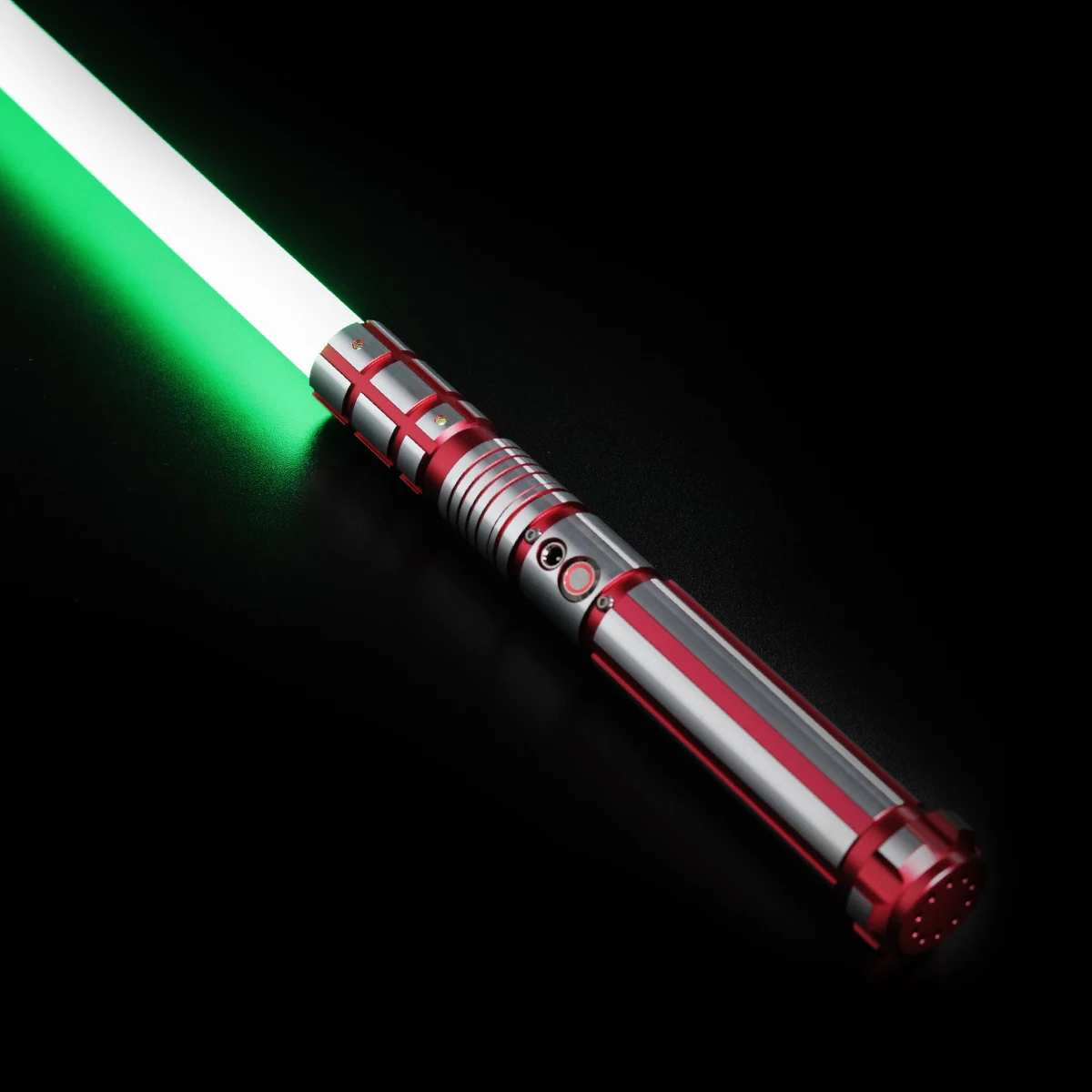 Sabre Laser RGB, poignée en métal pour duel lourd, 12 couleurs LED, changement de Volume, Force 10 SoundFons FOC Blaster Laser épée jouets