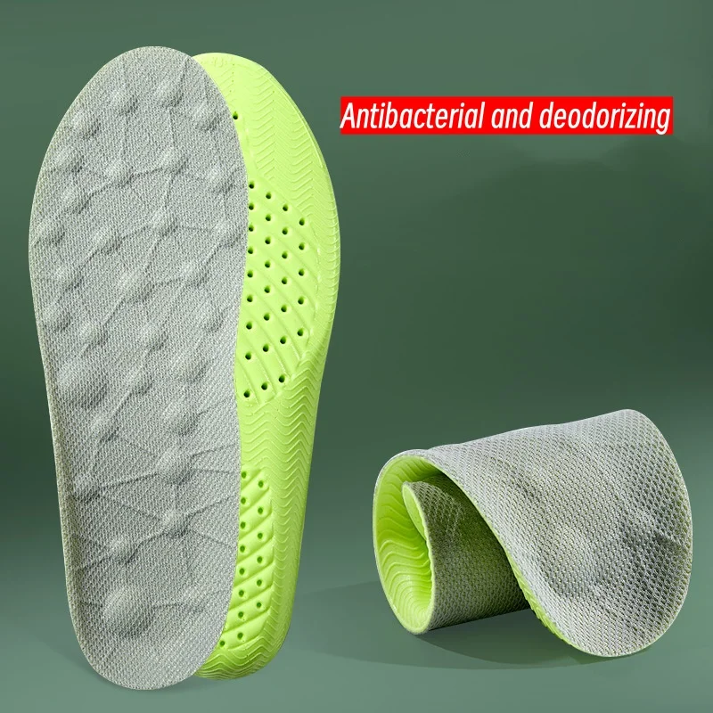 Artemísia Esportes Palmilhas para Homens e Mulheres, Massagem Desodorizante Antibacteriana, Anti Slip Shoes Pad, Treinamento Militar, Basquete, Confortável