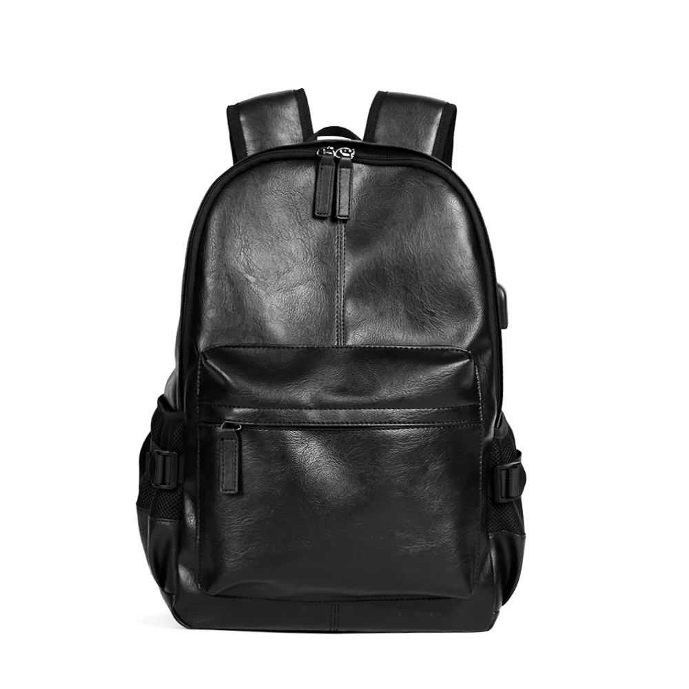 Modischer Rucksack für Herren, Große Kapazität, Reisetasche, Luxuriöser Weicher Lederrucksack für Männer, Lässiger Einfacher Tagesrucksack, Solider Schulrucksack – Detail 15