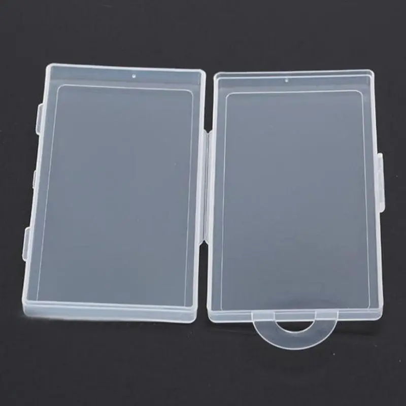 Hot Selling Small Parts Thin Transparent Collapsible Plastic Boxes Small Jewelry Storage Packaging Box 11.5*6.1*1.3cm