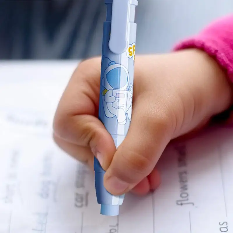 Cartoon Cute Retractable Eraser Eraser For Pencil Writing Easy To Hold And Operate Erases With Precision School Gift For