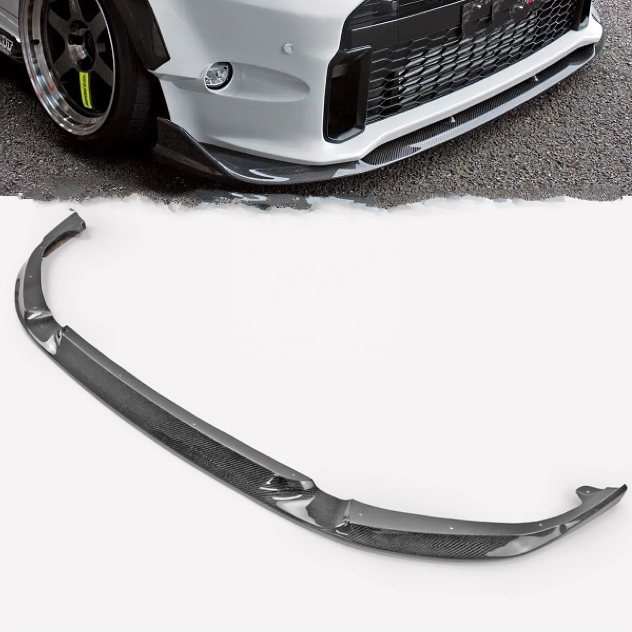 

Подходит для Toyota GR YARIS GXPA16 OE Type Front Lip Yaris GRMN Carbon Передний спойлер