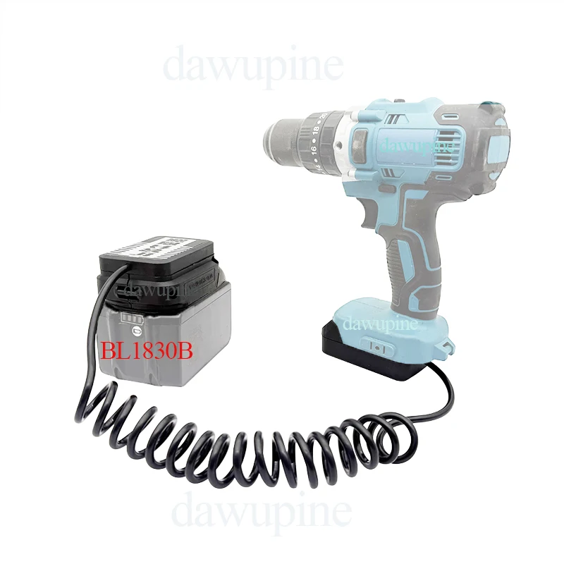 Li-ion Battery Adapter Expansion Cable Splitter Extended Line Weight Reducer For Makita 18V Battery For Lomvum Zhipu Power Tools
