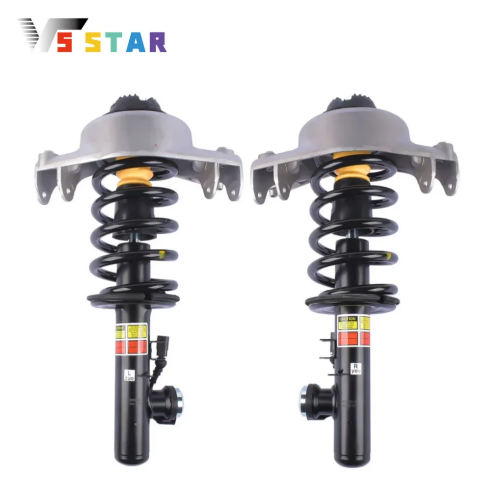 

8R0413029A 8R0413029B 8R0413029C 8R0413029D 2pcs Front Shock Struts Assembly with Electric Black For 2009-2017 Audi Q5 SQ5