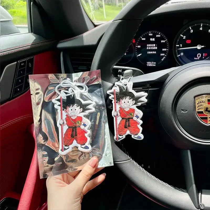 Dragon Ball Son Goku Autoduft Anime Auto Langlebige Aromatherapie Duftstück Anhänger Dekoration Auto Desodorierung Geschenk