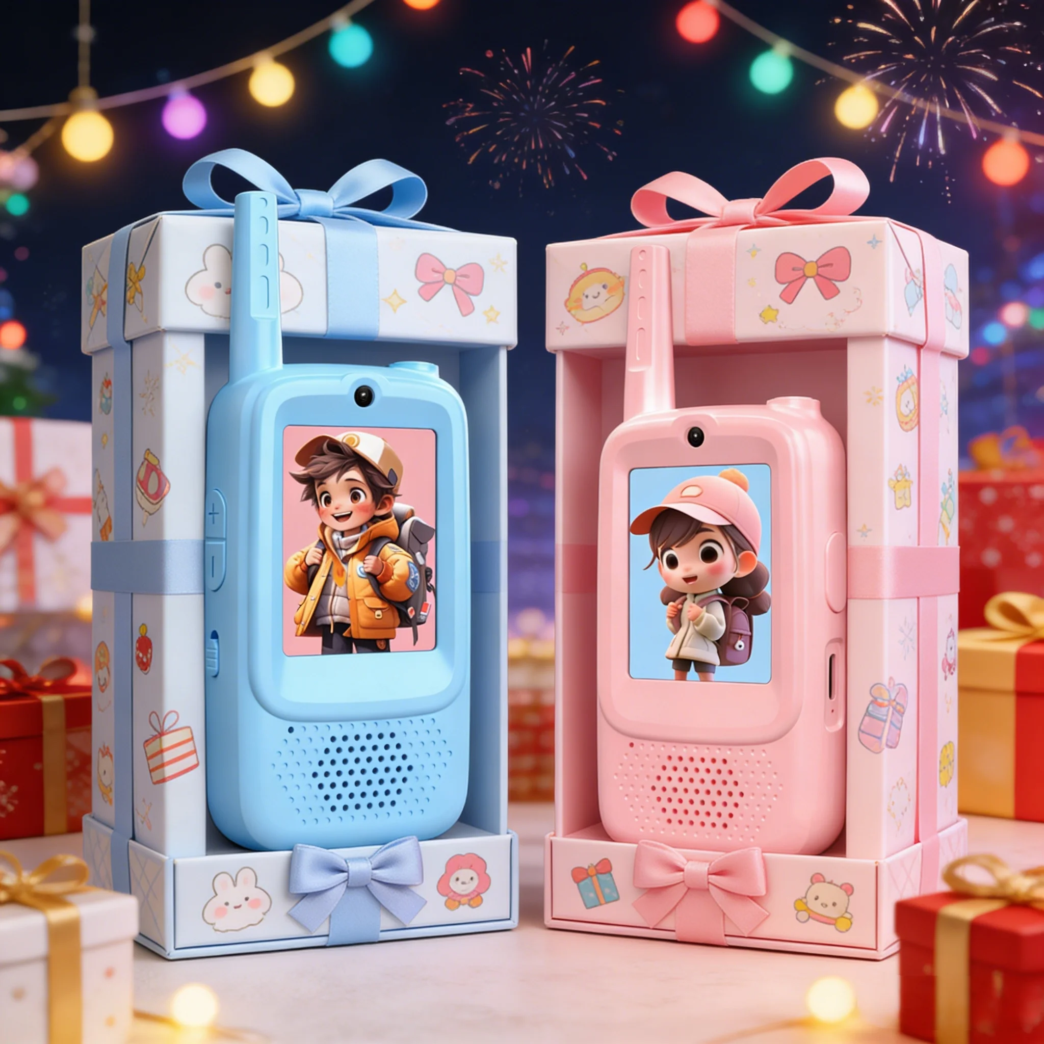 

Рация для детей, перезаряжаемая HD-камера и устройство смены голоса, портативное беспроводное радиоприемник дальнего действия Comunicador