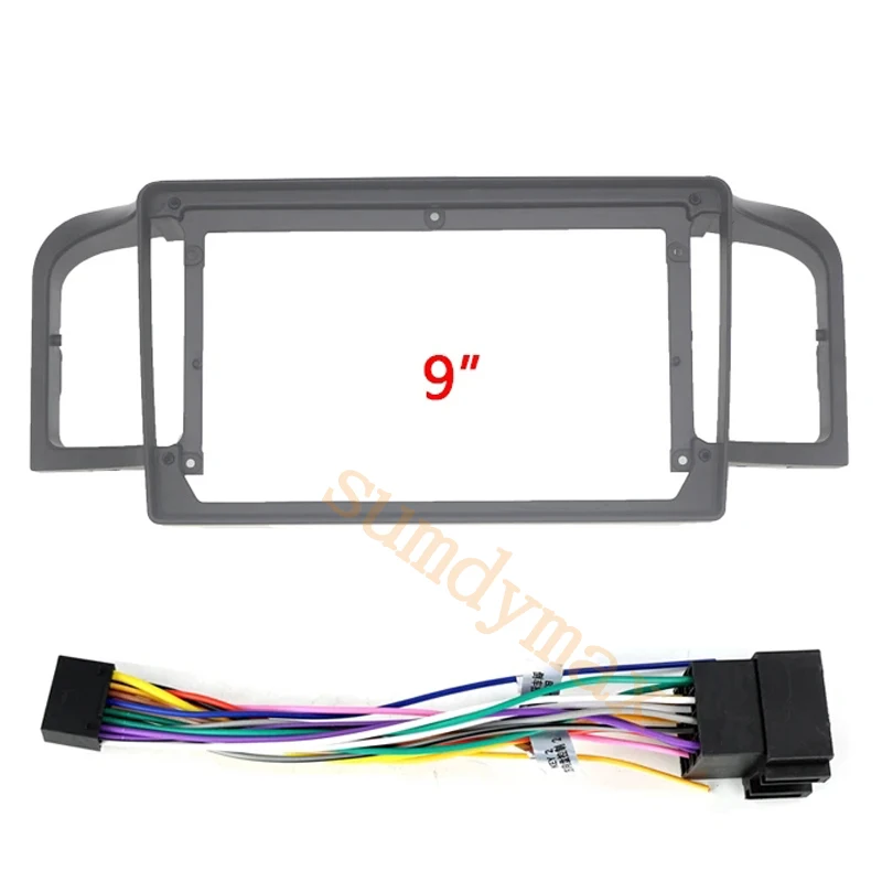 9 inch Car Frame Fascia Adapter power wire cable For Lifan 620 Solano 2008-2015 Android Radio Dash Fitting Panel Kit