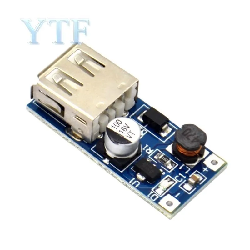 0.9V-5V do 5V DC-DC USB konwerter napięcia Step Up wzmacniacz mocy moduł zasilający 600mA sterowanie PFM Mini mobilny wzmacniacz