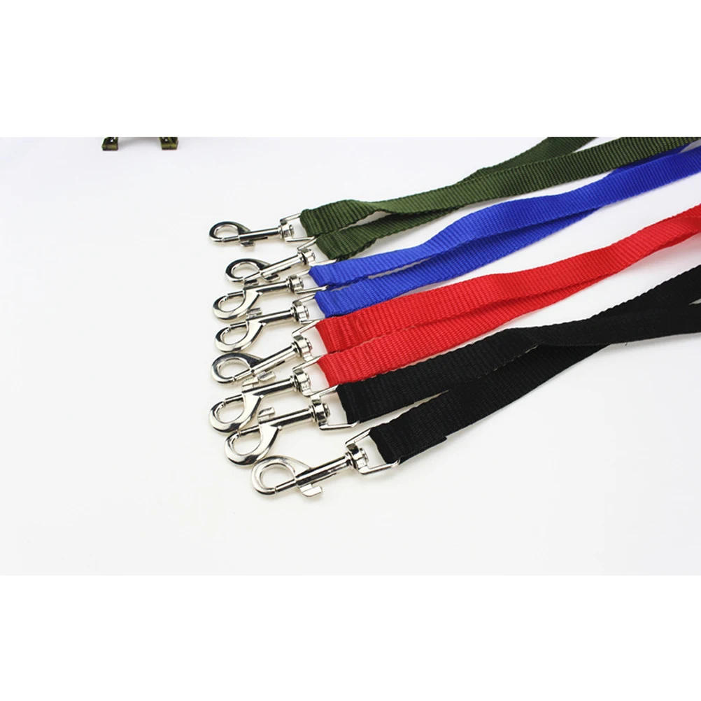 

Double Dog Leashes Red Nylon Belt Durable Two Dog Leash for Small Pets Running Walking Control Double Leash for Dogs