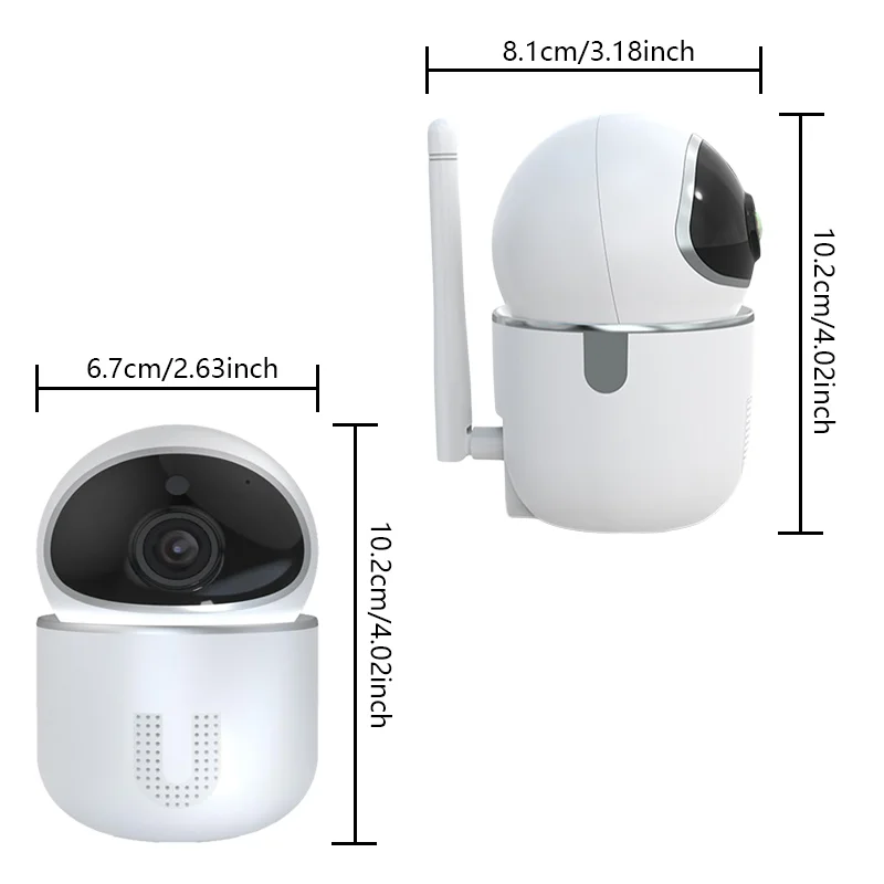 كاميرا 360 °   كامل دوران بانورامي التوصيل والتشغيل أمن المنزل 2.4G واي فاي عدسة الكاميرا حامي للمنزل/المكتب/المتجر