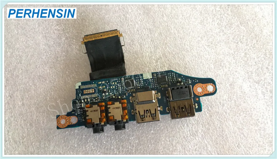 GENUINE For Dell Alienware M15X R2 Series Dual USB Audio Board W CABLE 7TYV8 07TYV8  100% Works Perfectly