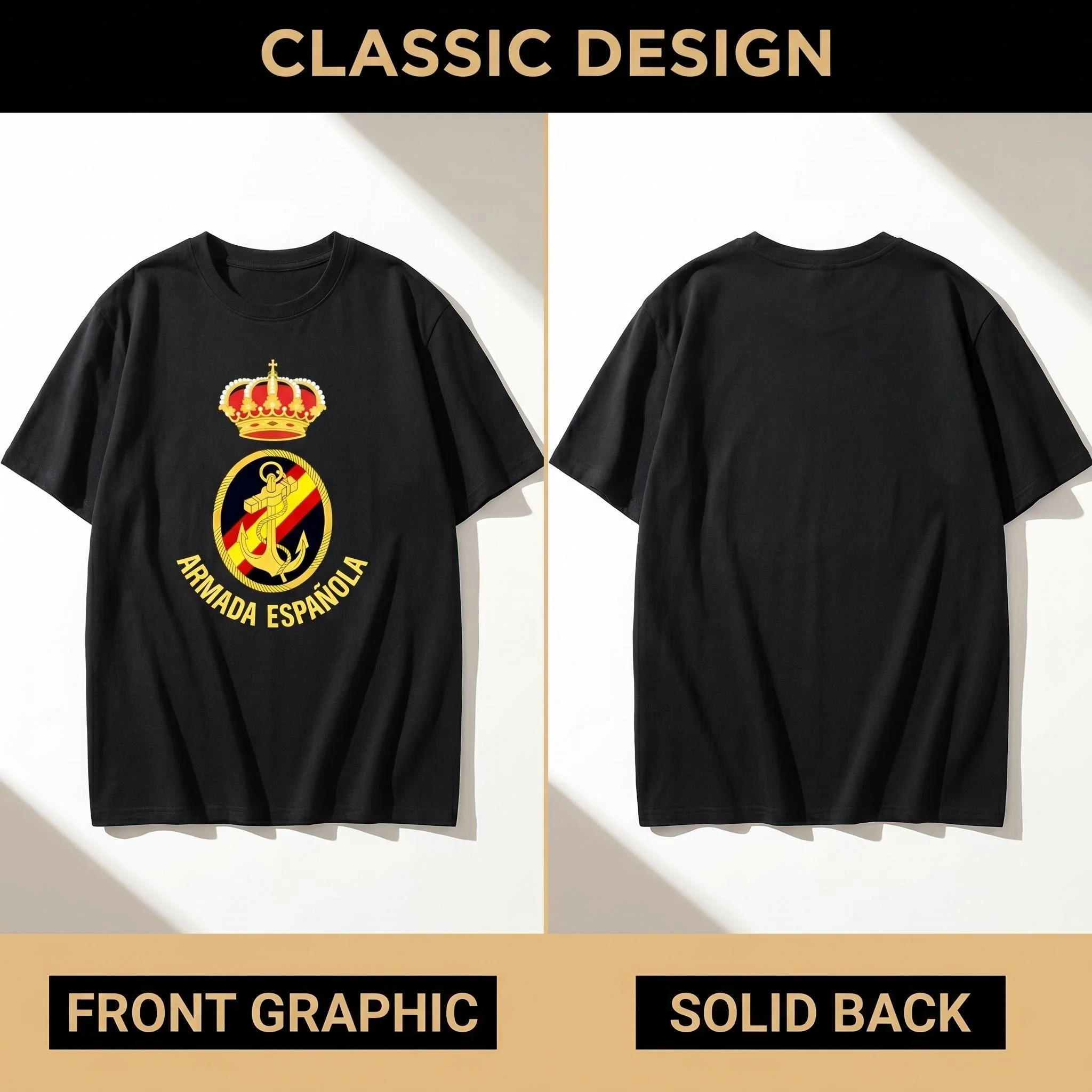 Armada Española Spanish navies Army Marines Men T-Shirt Short Sleeve Casual O-Neck Shirts SUMMER PARTY