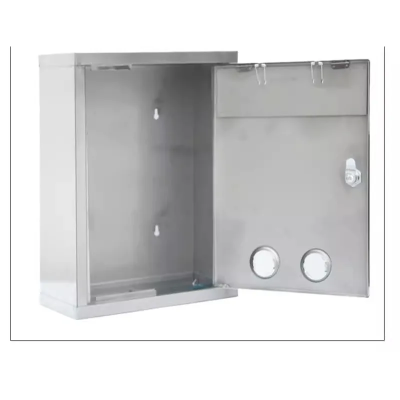 

Thickened small stainless steel mailbox wall mounted with lock, reportox, complainbox, outdoor waterproof messagbox, opiniobox