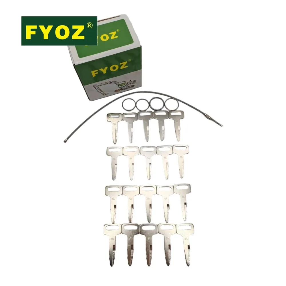 20PCS Heavy Equipment Ignition Keys 1A For Nissan Forklift