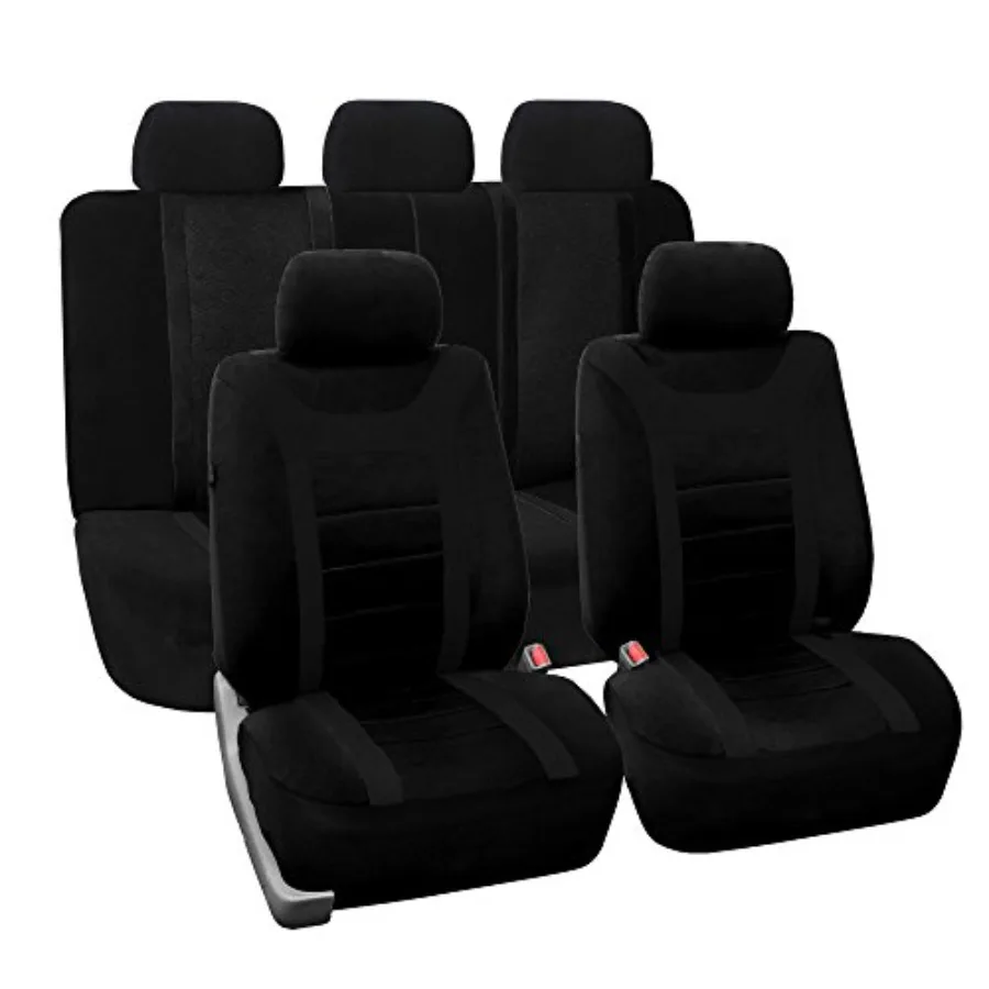 

Sports Seat Covers Full Set with Gift Universal Fit for Cars Trucks and SUVs FB070115