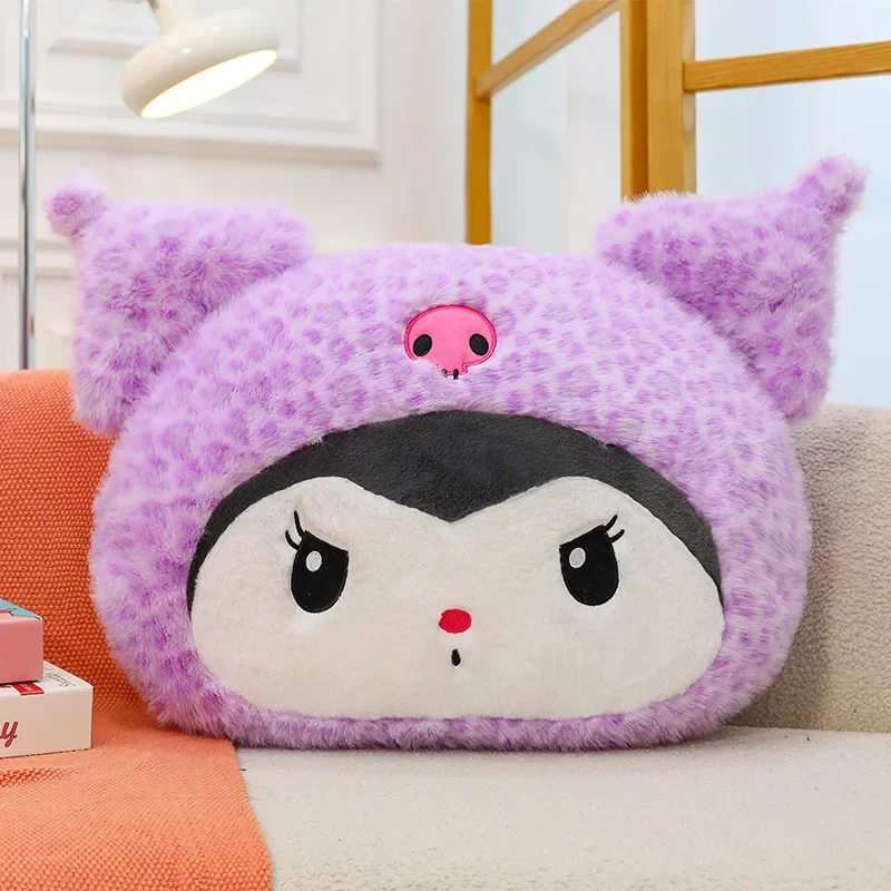 Nouveau Kawaii Sanrio personnages Hello Kitty Kuromi cannelle mélodie doux en peluche stéréoscopique oreiller pause déjeuner poupée coussin