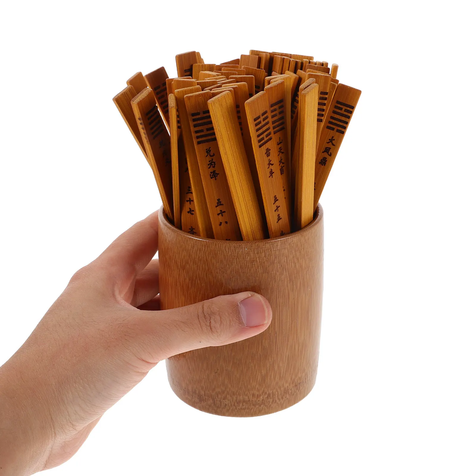 

1Set Mystic Divination Sticks Chinese Wisdom Sticks I Ching Fortune Telling Set for Study Room Or Classroom Ambiance