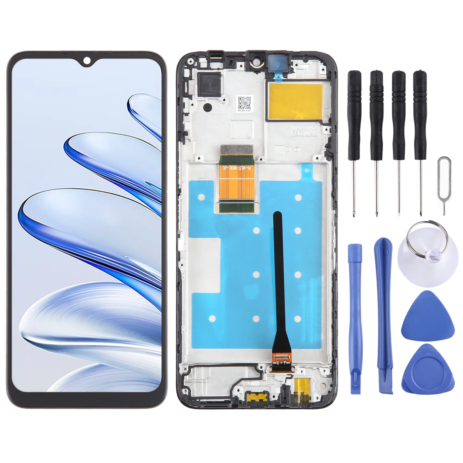 Original LCD Screen for Honor 70 Lite Digitizer Full Assembly with Frame Display Phone LCD Screen Repair Replacement Part