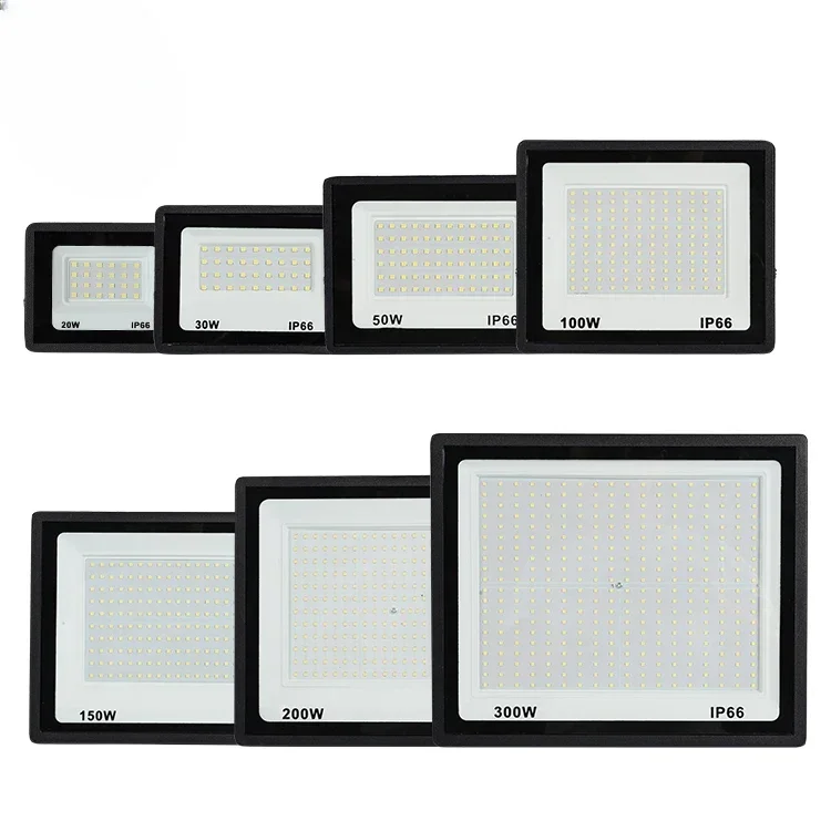 

Hot Selling Aluminum 20w 30w 50w 100w 150w 200w 300w Led Flood Light Outdoor Projector Flood Light