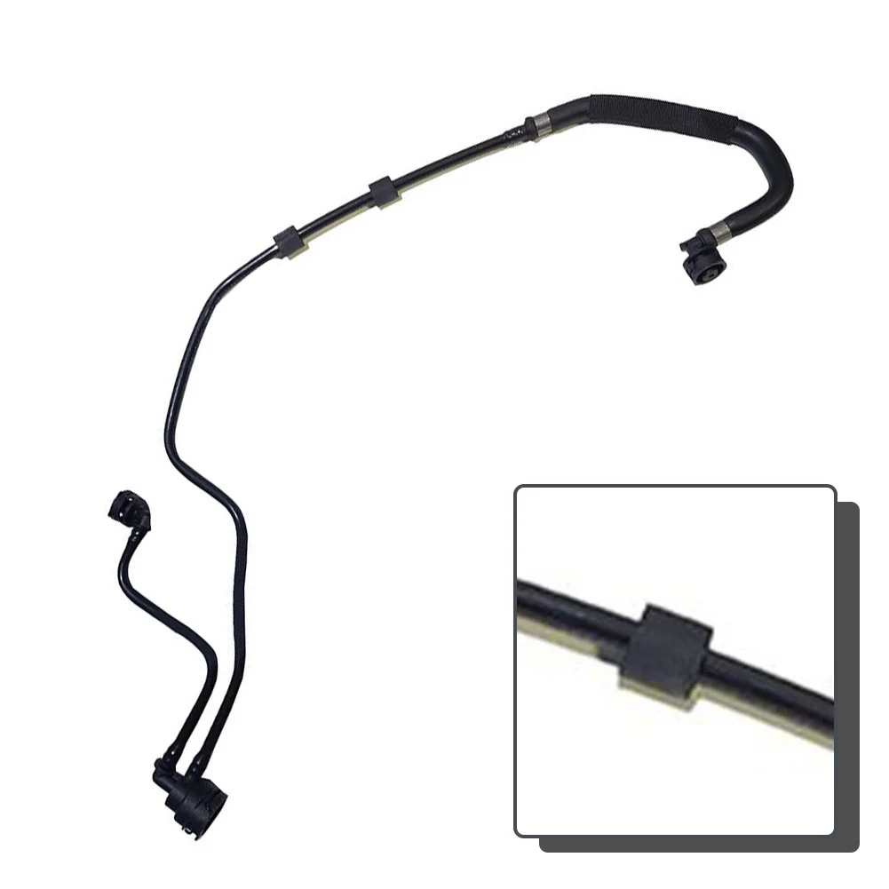 Coolant Bleed Line Pipe A2135010625 Black Rubber Hose For Benz For GLC43 E43 E450 4Matic 2017-2023 Cooling System Replacement