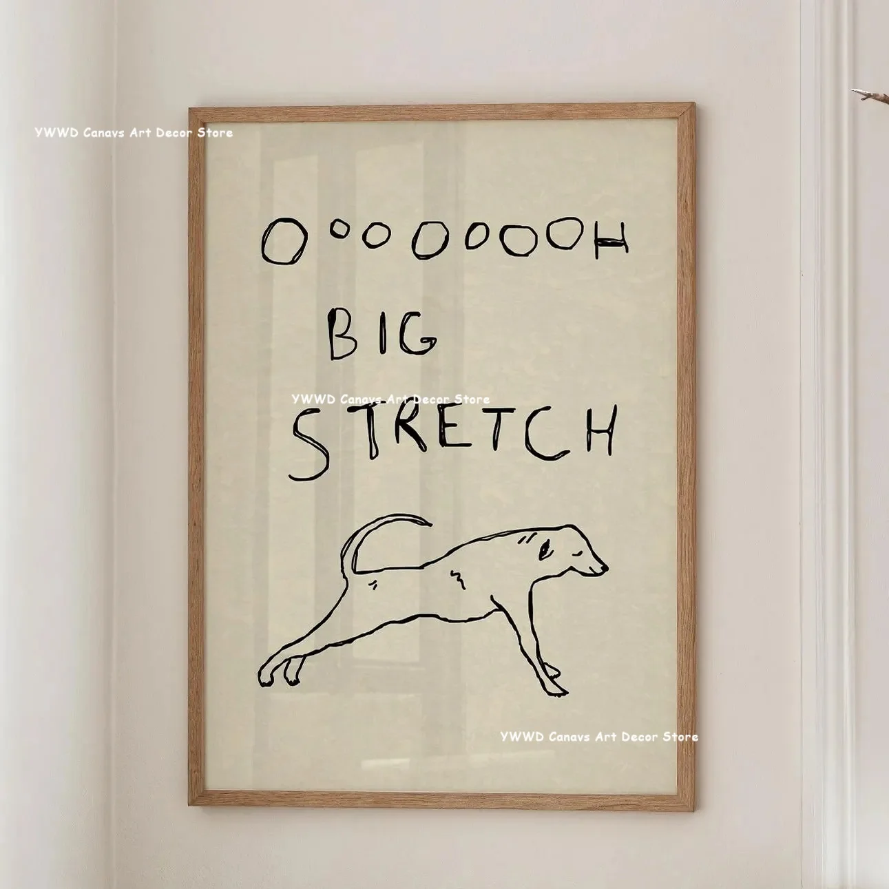 Funny Cat Dog Bathroom Canvas Print 