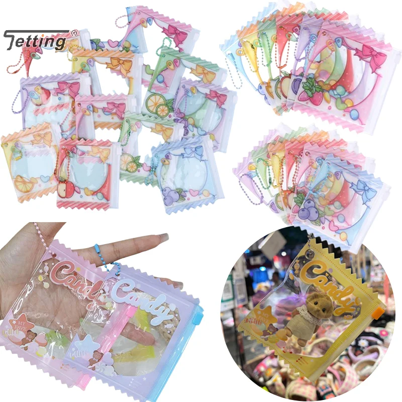 Cartoon Süßigkeiten Tasche Requisiten Pins Abzeichen Schutz Fall Anime Abzeichen Lagerung Display Taschen Anhänger Zubehör Pin Fall Geburtstag Geschenk