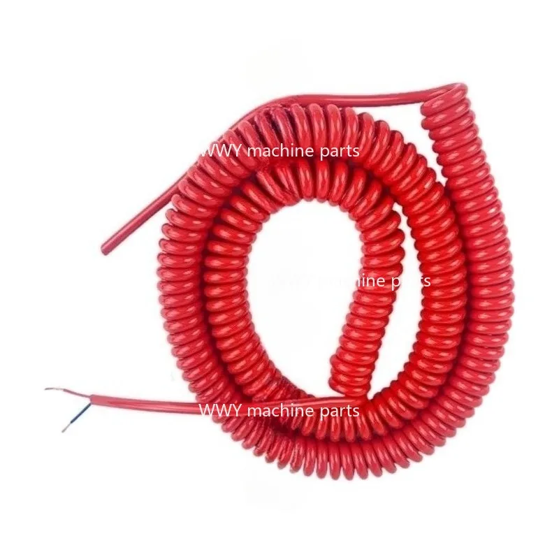 Suitable for Red Spring Spiral Cable Expansion Wire2-core 0.5 ² Stretch1/2/3/4/5/6/7/8/9/10/15meter Stretchable Wire Contraction