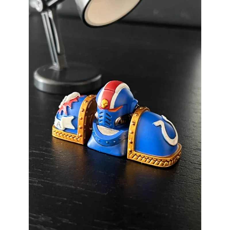 40K Limit Soldier Theme Key caps Titus Personality 1 Piece Mechanical Keyboard Keycap Resin Material Creative and Cool Keycaps