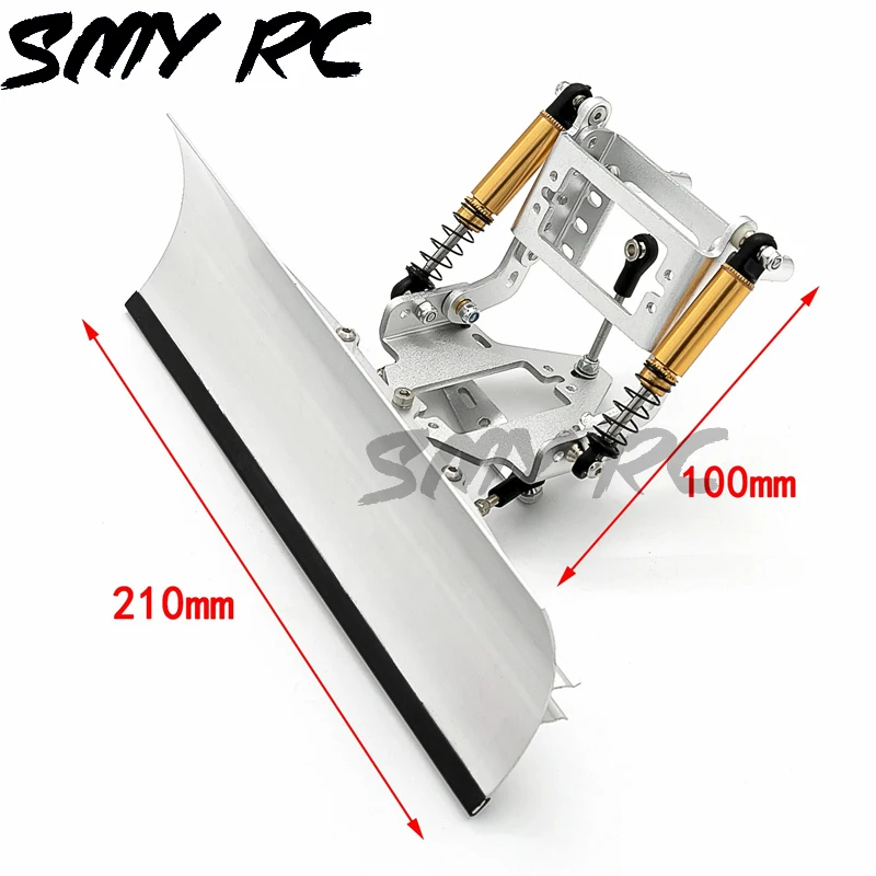 

Metal Snow Plow Snow Shovel Tool for TRX4 Axial SCX10 ll 90046 SCX10 III RGT 86100 1/10 RC Crawler Car Metal Snow Plow Snow Sh