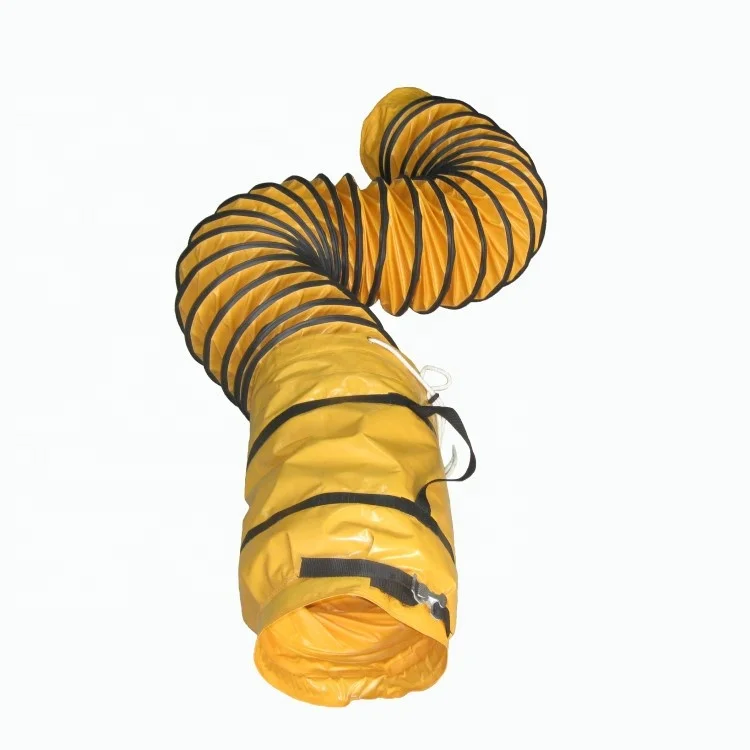 

DFV Industrial Design Style PVC Flexible Ventilation Pipe 10m Length PVC Coated Air Duct For Park Application