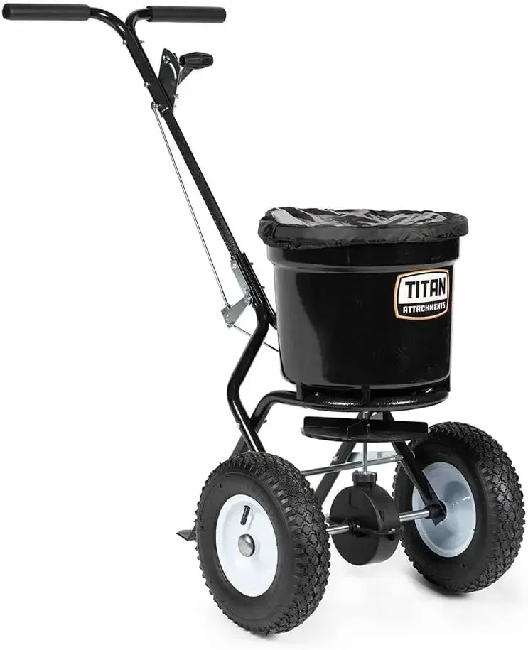 

Professional Spreader Pushes Fertilizer Yard Tool Spreads Lawn Care Ice Melter