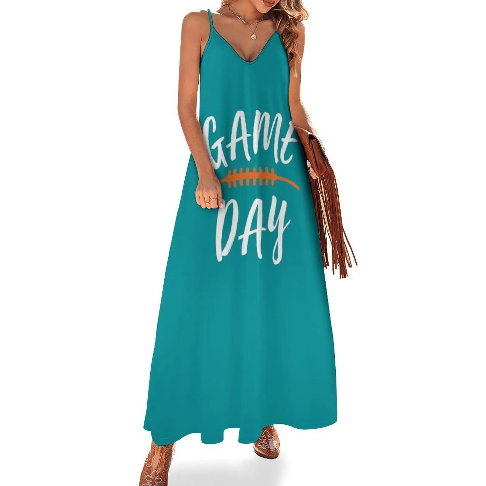 Game Day - Football Lovers Sleeveless Dress loose women's dress women clothing 2023 new arrivals