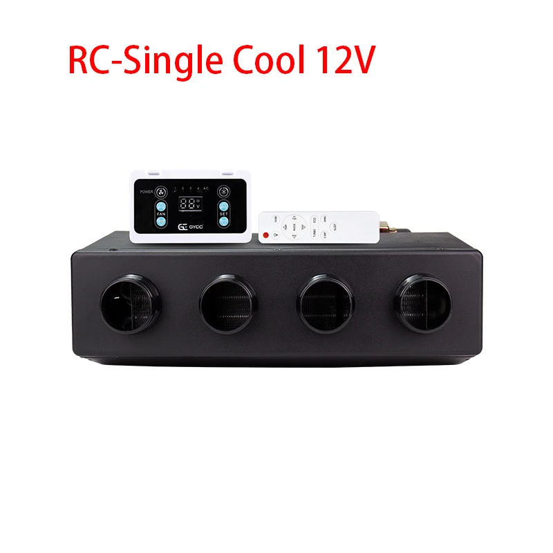 24V 12V Universele 4 Gat Auto AC Verdamper Montage Unit Airconditioner Verwarming voor Klassieke Auto's vrachtwagen Van Straat Rode Staaf