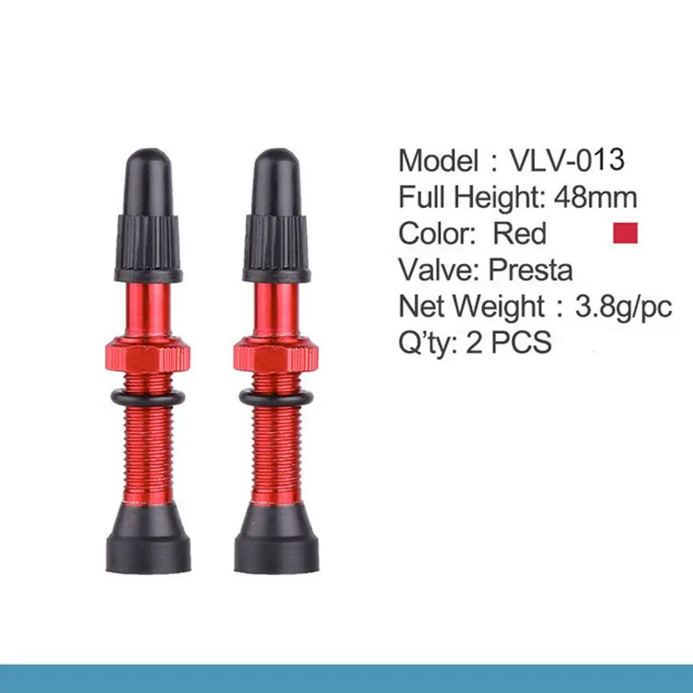 

78mm 60mm Aluminum Ultra-light Brass Alloy Stem Tubeless Tire MTB Bicycle Presta Valve Extender Valves