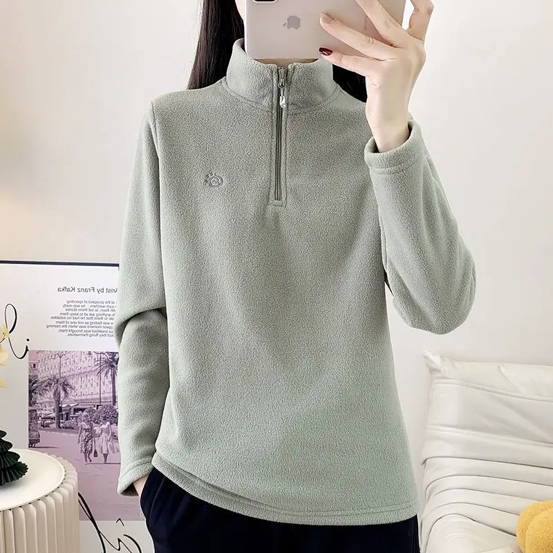 

Флисовая толстовка без шапки, женская одежда Y2K, летняя легкая, тонкая, в консервативном стиле, для студентов колледжа, тонкая хлопковая многослойная с принтом