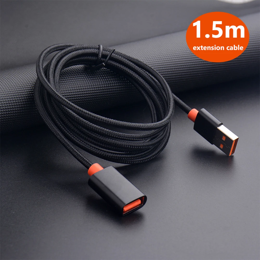 1.5/1m 6A USB 3.0 Extension Cable Female To Male Extender Cord High Speed Transmission Data Cable  For Camera TV Printer