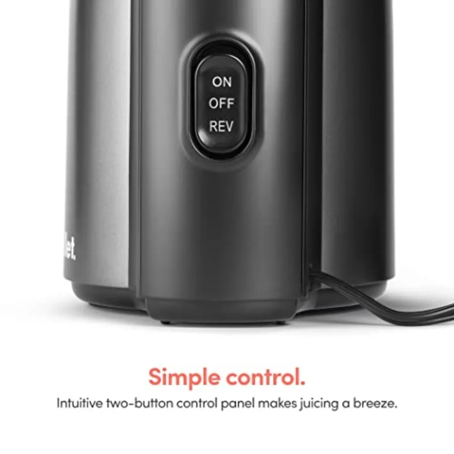 عصارة ضغط بارد بطيئة المضغ بقدرة 150 وات مع فرشاة باللون الأسود للمطبخ المنزلي تستخدم كفاءة في استخدام الطاقة وهي عملية هادئة مثالية لـ #4