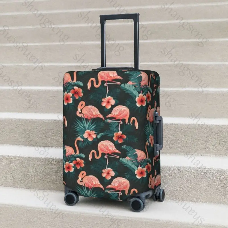 Banana Leaf Flamingo Leaf Thicken Luggage Cover Elasticity Trolley dust cover Suitcase Protection Cover Suitcase Case