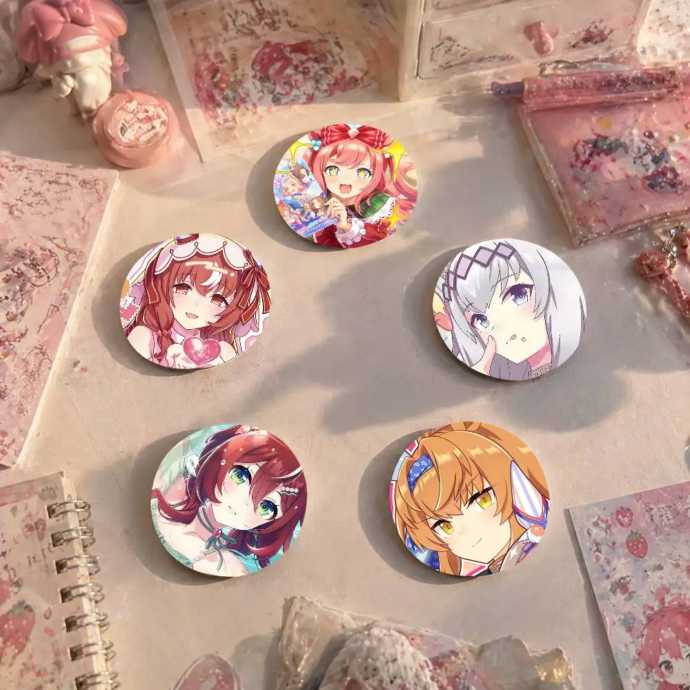 A-U-U-Uma M-Musume Pretty Derby Cosplay COSTUME Badge Pin Tinplate Brooch Prop Xmas Gift Birthday Gift