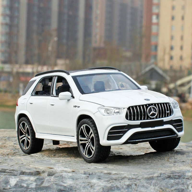 1:32 GLE 63S SUV Alloy Car Model Diecasts & Toy Vehicles Metal Car Model Simulation Sound Light Collection Kids Toy Gift