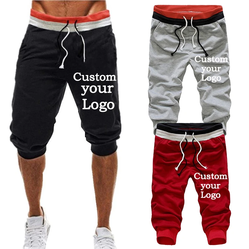 Shorts de sport College avec logo bricolage pour hommes, shorts de course pour hommes, shorts de fitness pour hommes, vente chaude d\'été