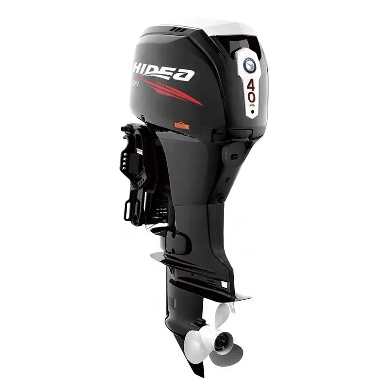 HIDEA-9.8HP 2 Stroke Outboard Engines, Water Cooling Boat Motors, Short Shaft Engine, Rubber Boat Motor, Rear Control