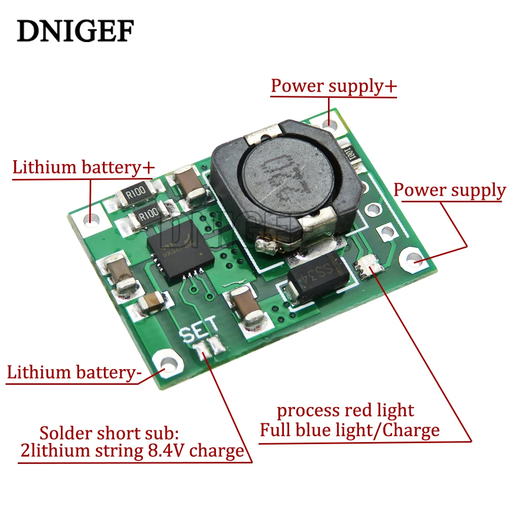 10PCS TP5100 Double Single Lithium Battery Charge Management Compatible 2A in Rechargeable Lithium Battery  Plate