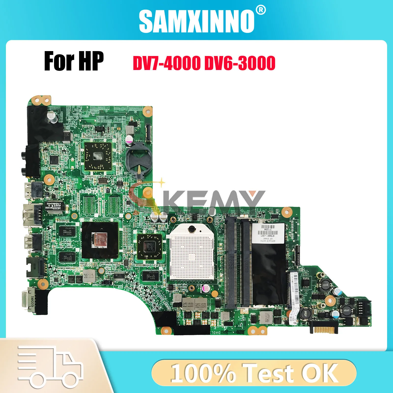 

Материнская плата ноутбука DA0LX8MB6D1 для HP Pavilion DV7-4000 с 5470/512 DDR3 615686-00, 100% полностью протестирована