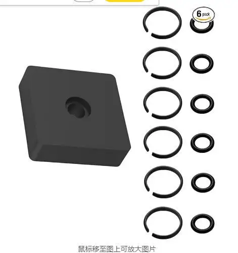 

13Pcs Impact Retaining Ring Clip Set O-Ring Compatible Electric Pneumatic Wrench Installation Tool Office Home Industrial