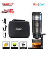 HiBREW Portable Coffee Machine for Car & Home,DC12V Expresso Coffee Maker Fit Nexpresso Dolce Pod Capsule Coffee Powder H4A