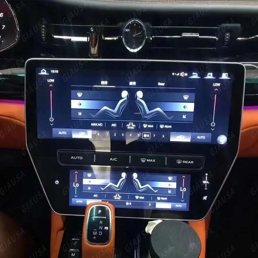 

Q 22 " Qualcomm Android Auto для Maserati Quattroporte 2013-2020 стерео автомобильный радиоприемник мультимедийный плеер переменного тока панель Gps Navi головное устройство
