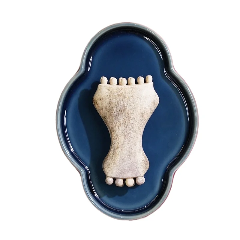 Head Facial Face Forehead Massager, Body Scraper, Leg Meridian Brush